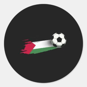 Palestinian Flag Top For Men Women Kids Palestine Classic Round Sticker