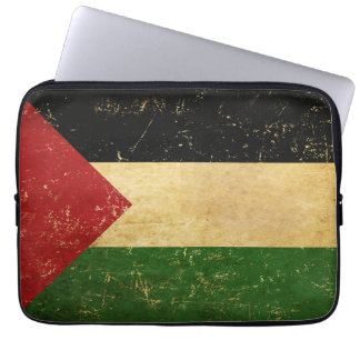 Palestinian Flag Vintage Laptop Sleeve