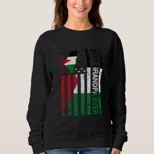 Palestinian Grandpa Palestine Usa American Father Sweatshirt