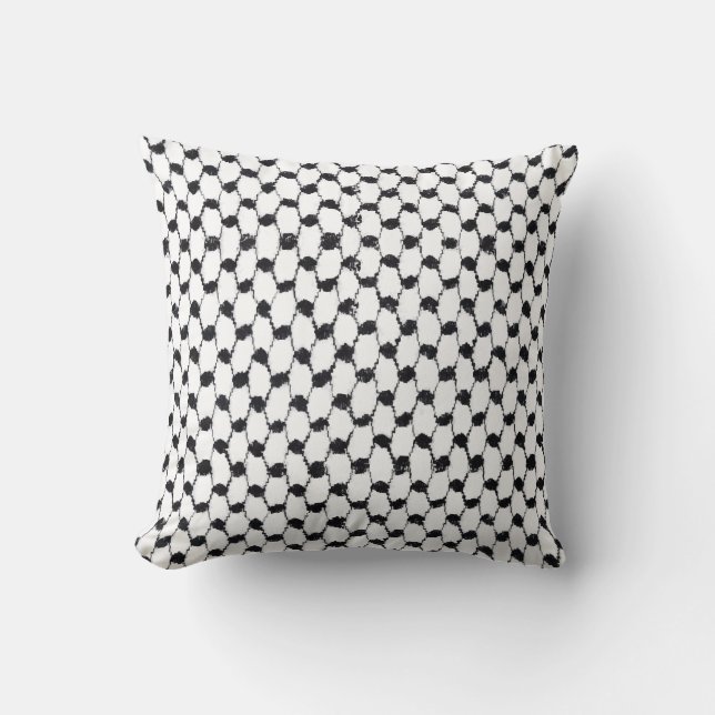 Palestinian Hatta Customizable Throw Pillow (Front)