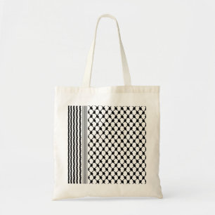 Palestinian Hatta Keffiyeh Kufiya Folk (2 Pattern) Tote Bag