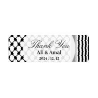 Palestinian Hatta Keffiyeh Thank You Wedding