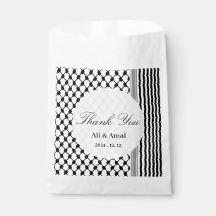 Palestinian Hatta Keffiyeh Thank You Wedding  Favour Bags