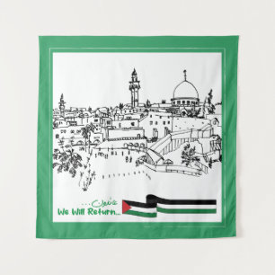 Palestinian Heritage and Hope: We Will Return Tapestry