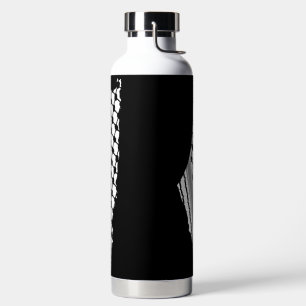 Palestinian keffiyeh, free map of Palestine Kufiya Water Bottle
