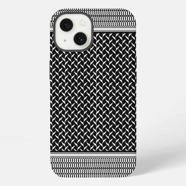 Palestinian Keffiyeh iPhone Case (Back)