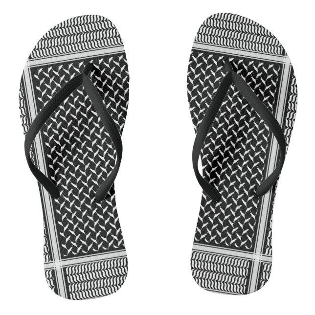 Palestinian Keffiyeh  Jandals (Footbed)