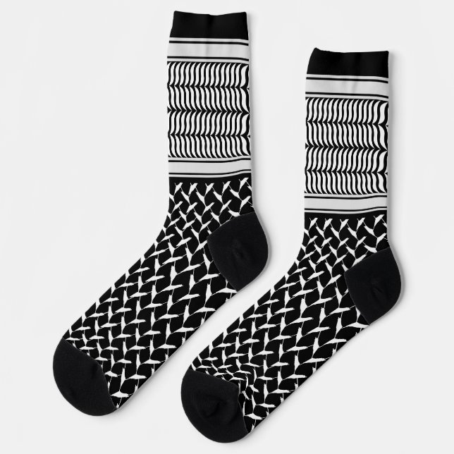 Palestinian Keffiyeh socks (Left)