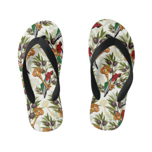 Palestinian Key Symbol of the Right of Return Kid's Jandals