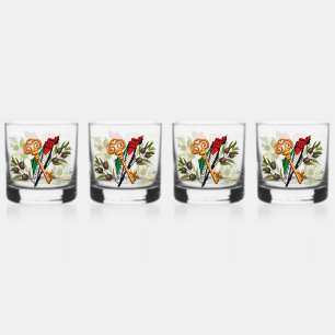 Palestinian Key Symbol of the Right of Return Whiskey Glass