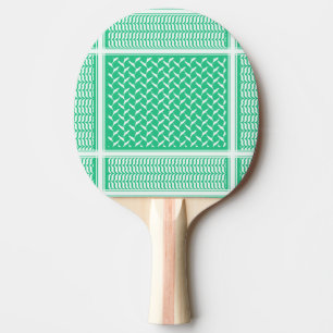 palestinian kuffiya Green Gradient Ping Pong Paddle