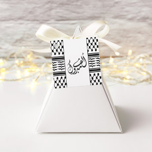 Palestinian Kufiya Alf Mabrook Favour Tag