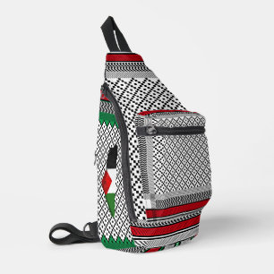 Palestinian Kufiyah Patterns Sling Bag