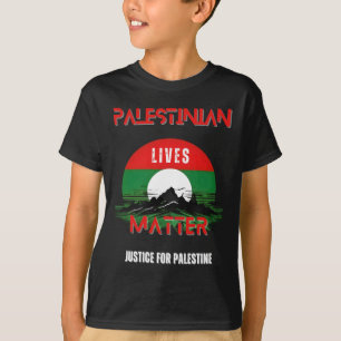 Palestinian Lives S - Justice For Palestine Sticke T-Shirt