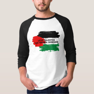 Palestinian Resilience & Solidarity Baseball T-Shirt