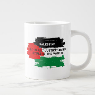 Palestinian Resilience & Solidarity Jumbo Mug
