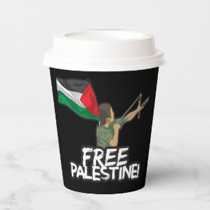 Palestinian Resister kid-flag Palestinians Freedom Paper Cups