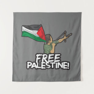 Palestinian Resister kid-flag Palestinians Freedom Tapestry