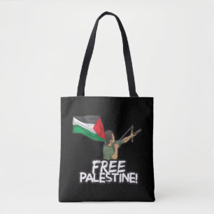 Palestinian Resister kid-flag Palestinians freedom Tote Bag