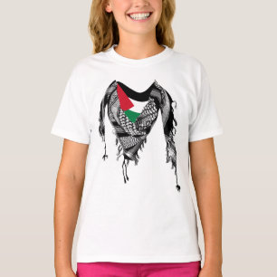 Palestinian scarf, Palestine flag T-Shirt