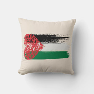 Palestinian Solidarity Love, Justice, & Freedom Cushion