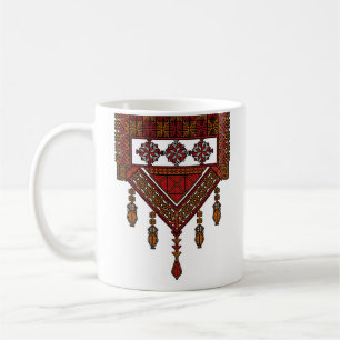 Palestinian Tatreez Embroidery palestine Art Coffee Mug