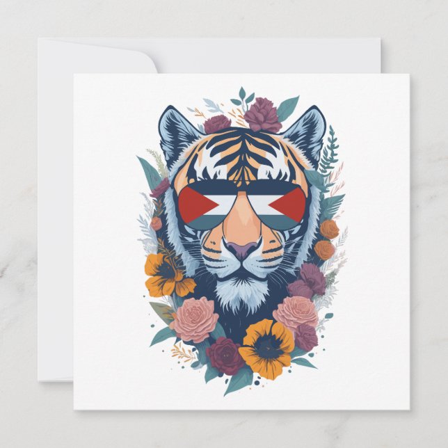 Palestinian tiger - Palestine FLAG  (Front)