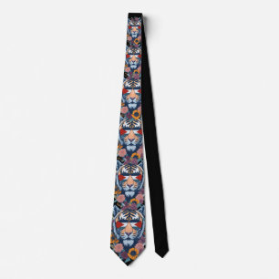 Palestinian tiger - Palestine FLAG Tie