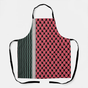Palestinian watermelon Hatta Keffiyeh Kufiya Folk Apron