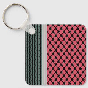 Palestinian watermelon Hatta Keffiyeh Kufiya Folk Key Ring