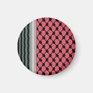 Palestinian watermelon Hatta Keffiyeh Kufiya Folk Magnet