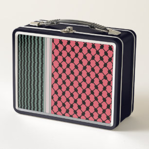 Palestinian watermelon Hatta Keffiyeh Kufiya Folk Metal Lunch Box