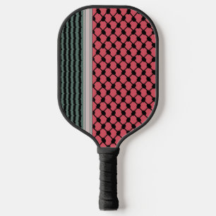 Palestinian watermelon Hatta Keffiyeh Kufiya Folk Pickleball Paddle