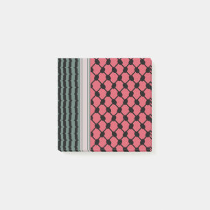 Palestinian watermelon Hatta Keffiyeh Kufiya Folk Post-it Notes