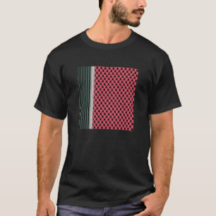 Palestinian watermelon Hatta Keffiyeh Kufiya Folk T-Shirt