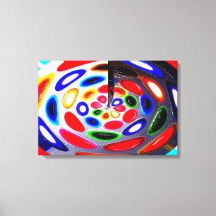 Palette art canvas print