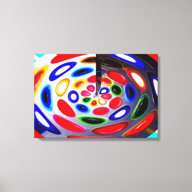 Palette art canvas print (Front)