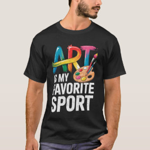 Palette & Paintbrushes Painter Tee Art is My Favou