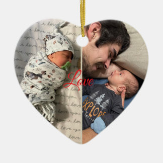 Palette Personalized Photo Design Ceramic Tree Decoration