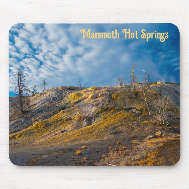 Palette Springs Sunrise Mammoth Hot Springs Mouse Pad (Front)