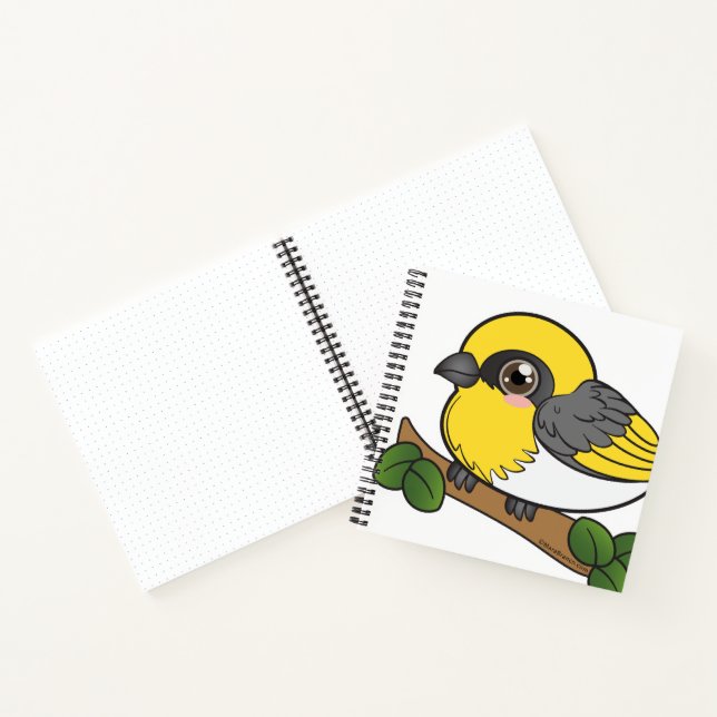 Palila Hawaii Forest Bird Notebook (Inside)