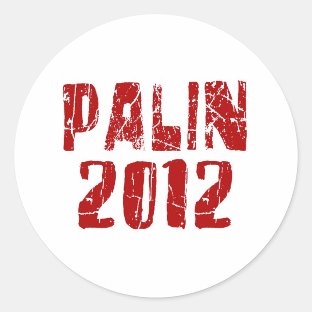 Palin 2012 Sticker (Front)