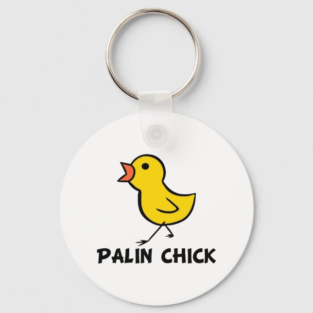 Palin Chick Keychain (Front)