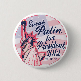 Palin Lady Liberty 6 Cm Round Badge