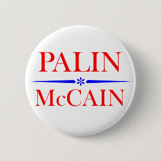 Palin Mccain 6 Cm Round Badge