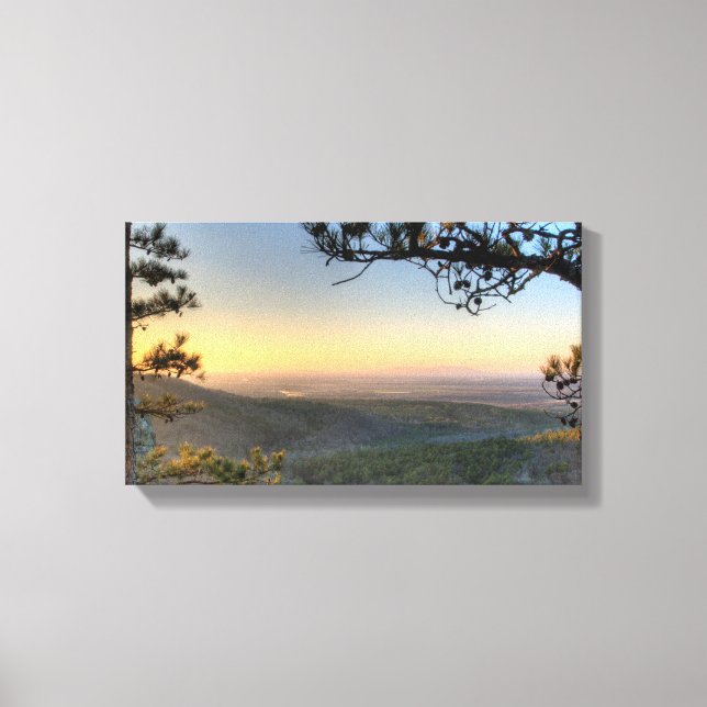 Palisades Overlook, Petit Jean state park Arkansas Canvas Print (Front)