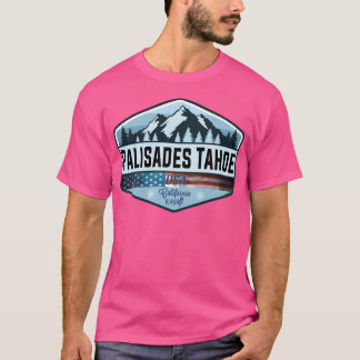 Palisades Tahoe Usa Ski Skiing  California 	 	 01  T-Shirt
