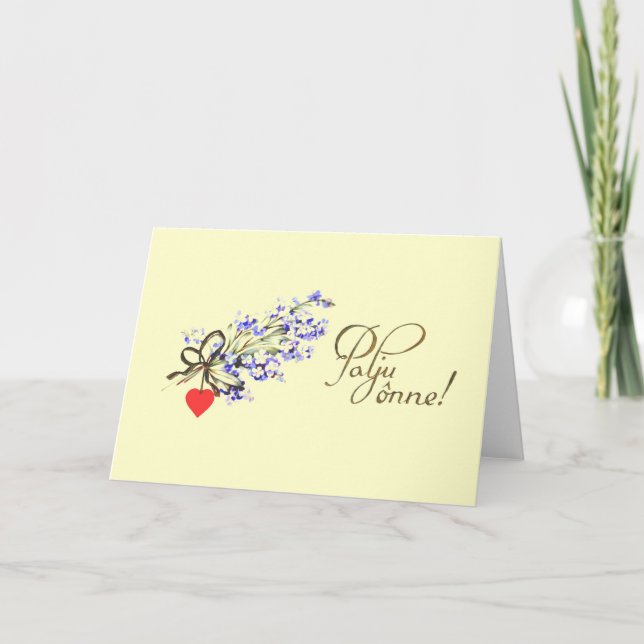Palju ônne Occasion Card (Front)