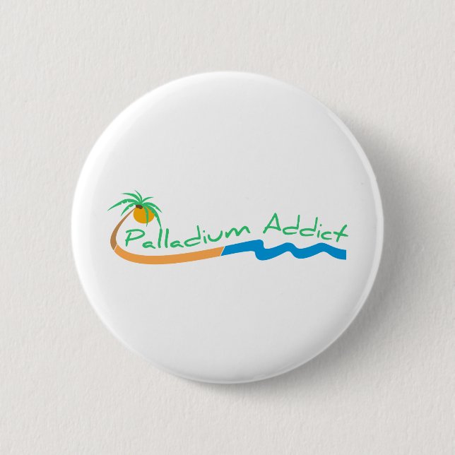 palladiumaddictlogo 6 cm round badge (Front)