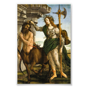 Pallas and the Centaur by Sandro Botticelli Photo Print